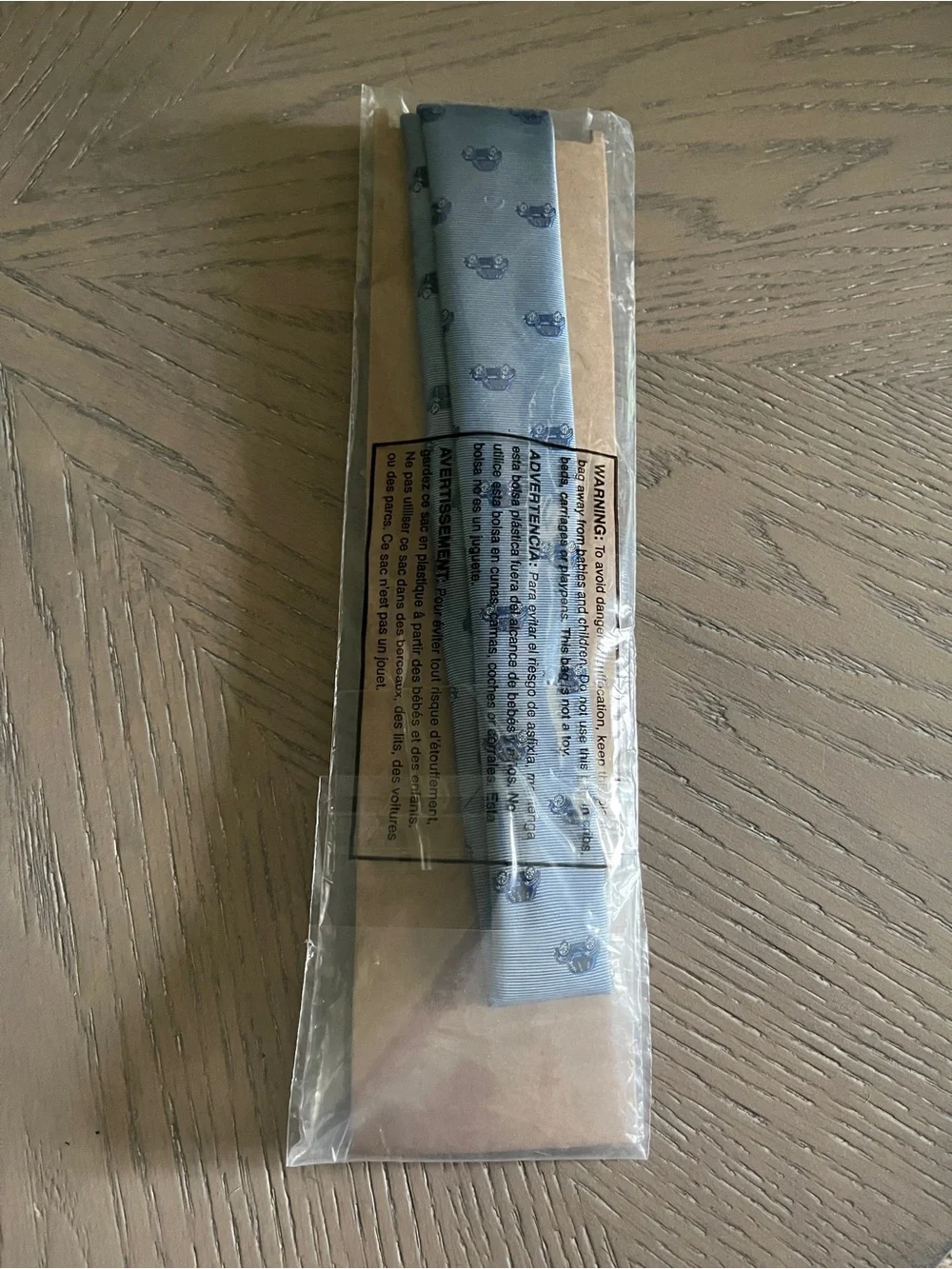 BRAND NEW Tommy Hilfiger Boys Kids Tie Necktie Blue Cars Print Printed Slim NWT